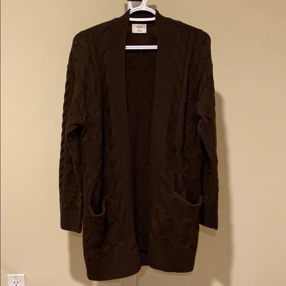 Wilfred (Aritzia) Long Open Sweater